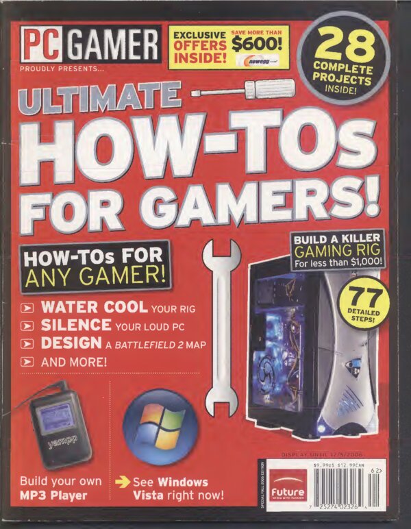 PC Gamer 2006 Ultimate How Tos For Gamers cover